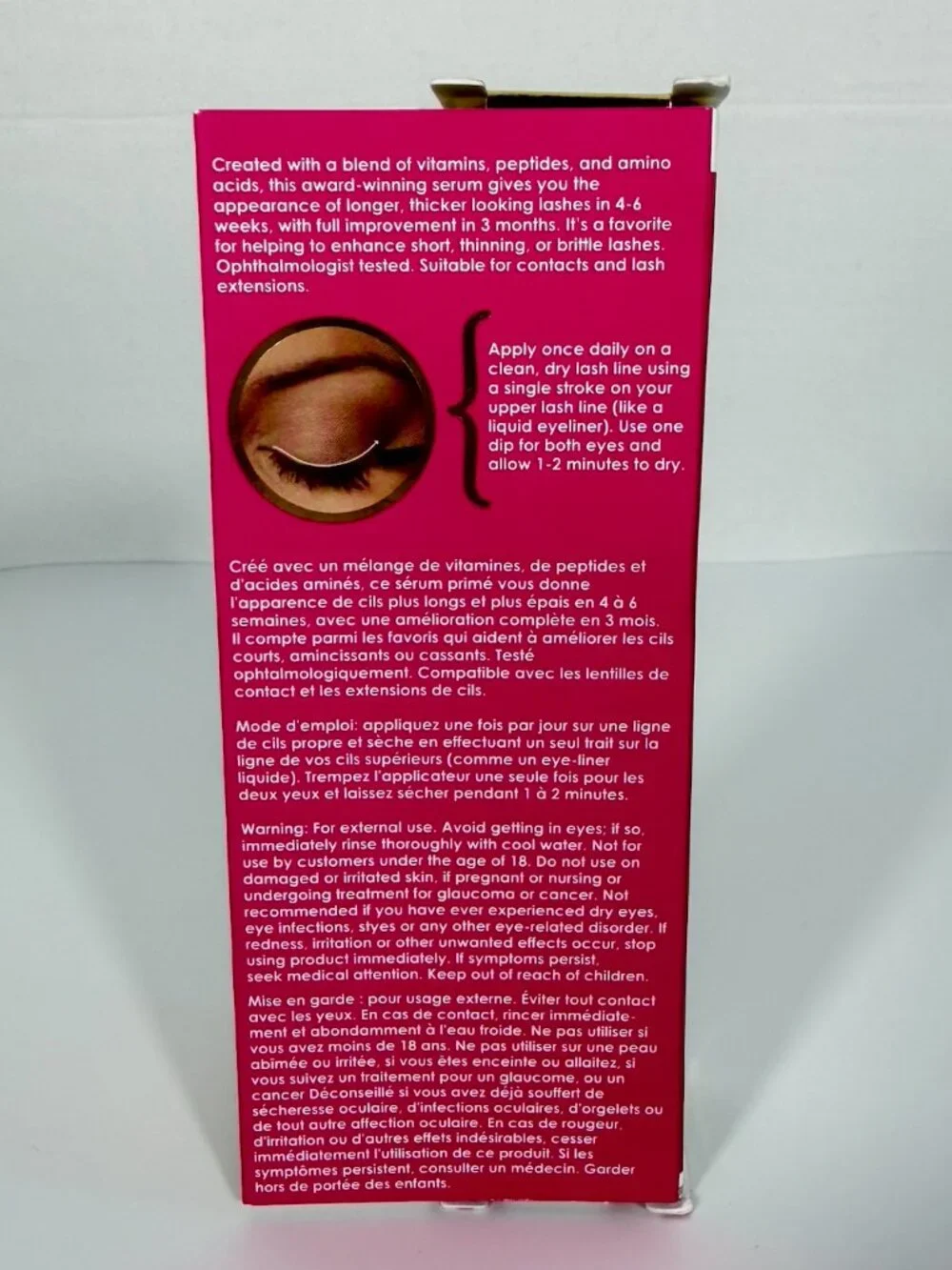 GrandeLASH-MD Lash Enhancing Serum 1ml NEW NIB Clear Lash Serum Grande Cosmetics